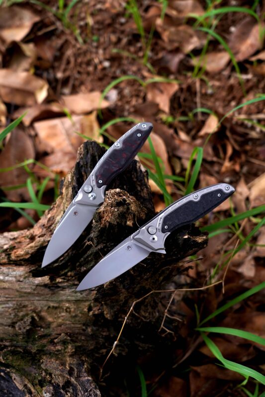 B05 HERMOD KRAKEN TITANIUM HANDLE AND M390 BLADE KNIVES