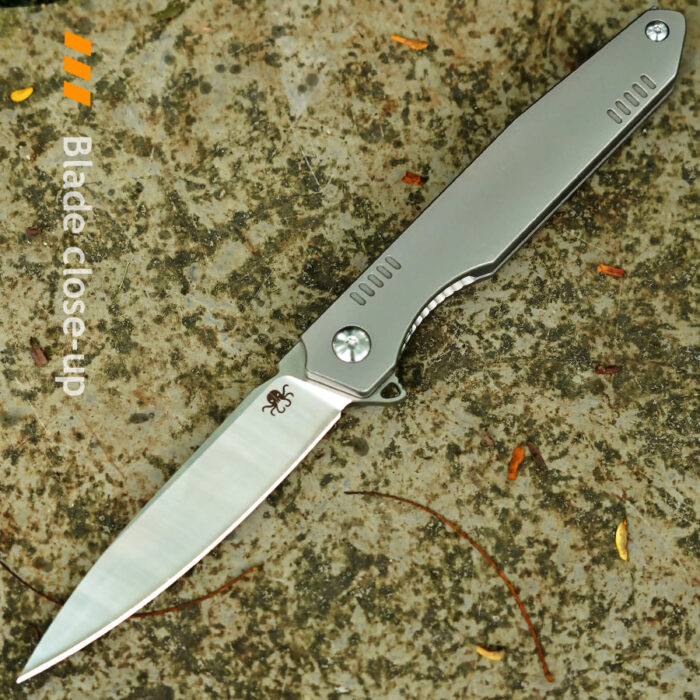 B01 RAEF KRAKEN TITANIUM HANDLE AND M390 BLADE KNIVES