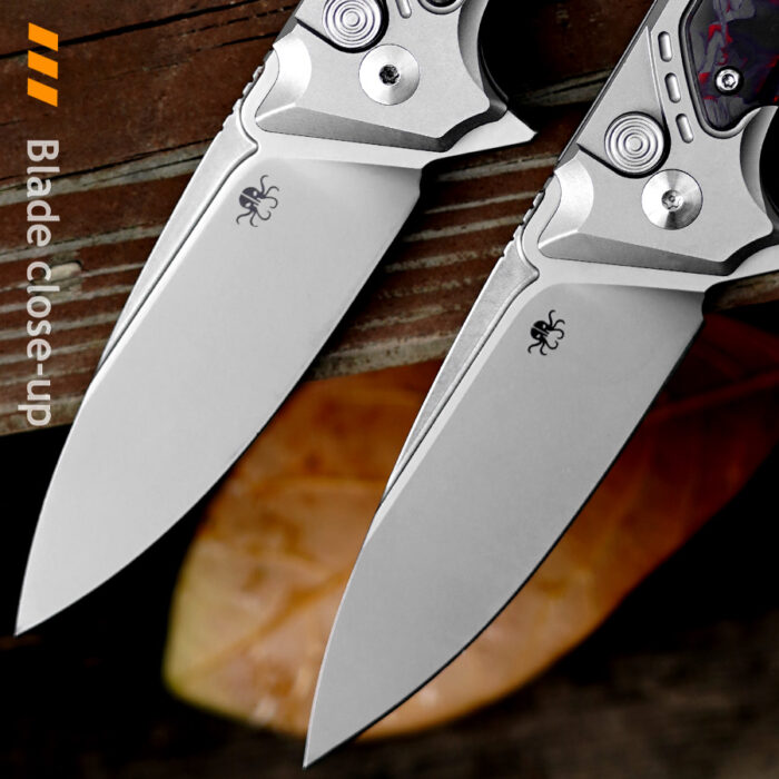 B05 HERMOD KRAKEN TITANIUM HANDLE AND M390 BLADE KNIVES