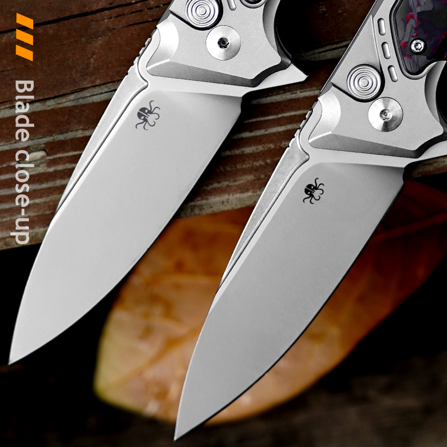 B05 HERMOD KRAKEN TITANIUM HANDLE AND M390 BLADE KNIVES