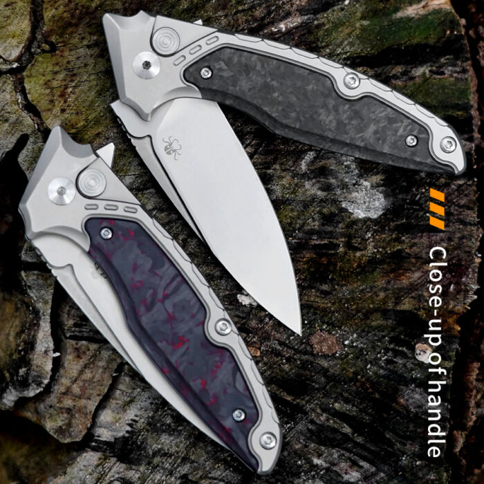 B05 HERMOD KRAKEN TITANIUM HANDLE AND M390 BLADE KNIVES