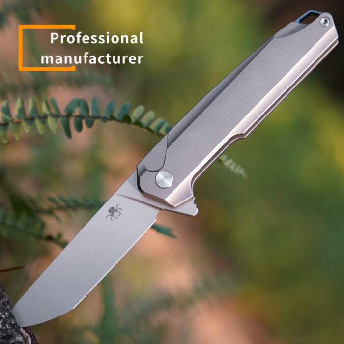 B02 FARN TITANIUM HANDLE 14C28N STEEL KNIVES