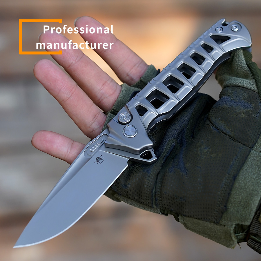 B09 SKALDR TITANIUM HANDLE AND M390 BLADE KNIVES