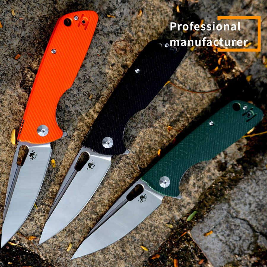 B04 GRANI KRAKEN G10 HANDLE AND D2 BLADE KNIVES