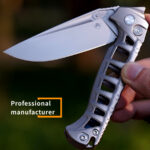 B09 SKALDR TITANIUM HANDLE AND M390 BLADE KNIVES