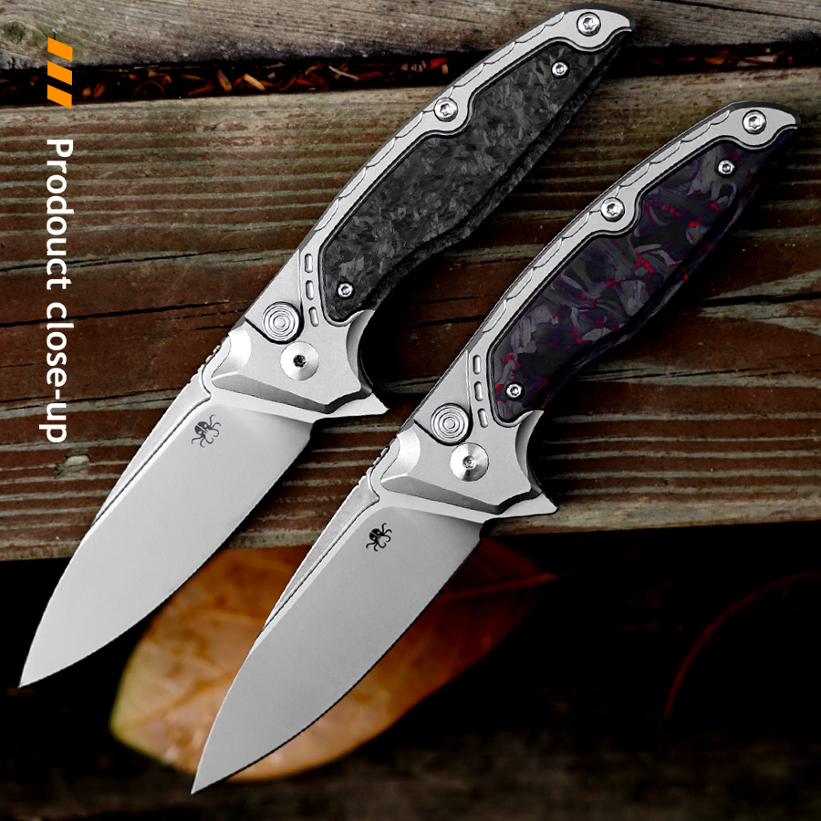 B05 HERMOD KRAKEN TITANIUM HANDLE AND M390 BLADE KNIVES