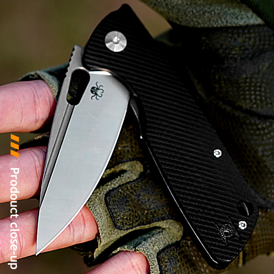 B04 GRANI KRAKEN G10 HANDLE AND D2 BLADE KNIVES