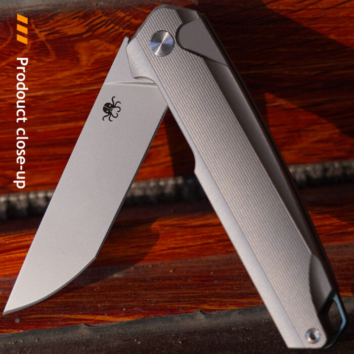 B02 FARN TITANIUM HANDLE 14C28N STEEL KNIVES