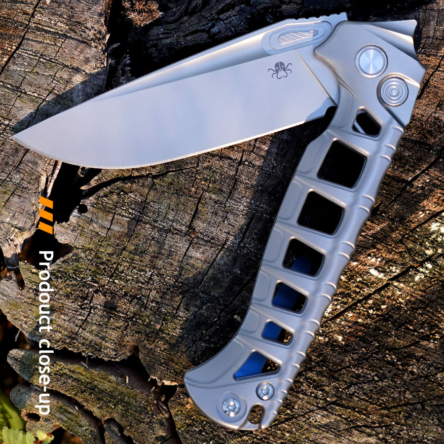 B09 SKALDR TITANIUM HANDLE AND M390 BLADE KNIVES