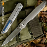 B01 RAEF KRAKEN TITANIUM HANDLE AND M390 BLADE KNIVES