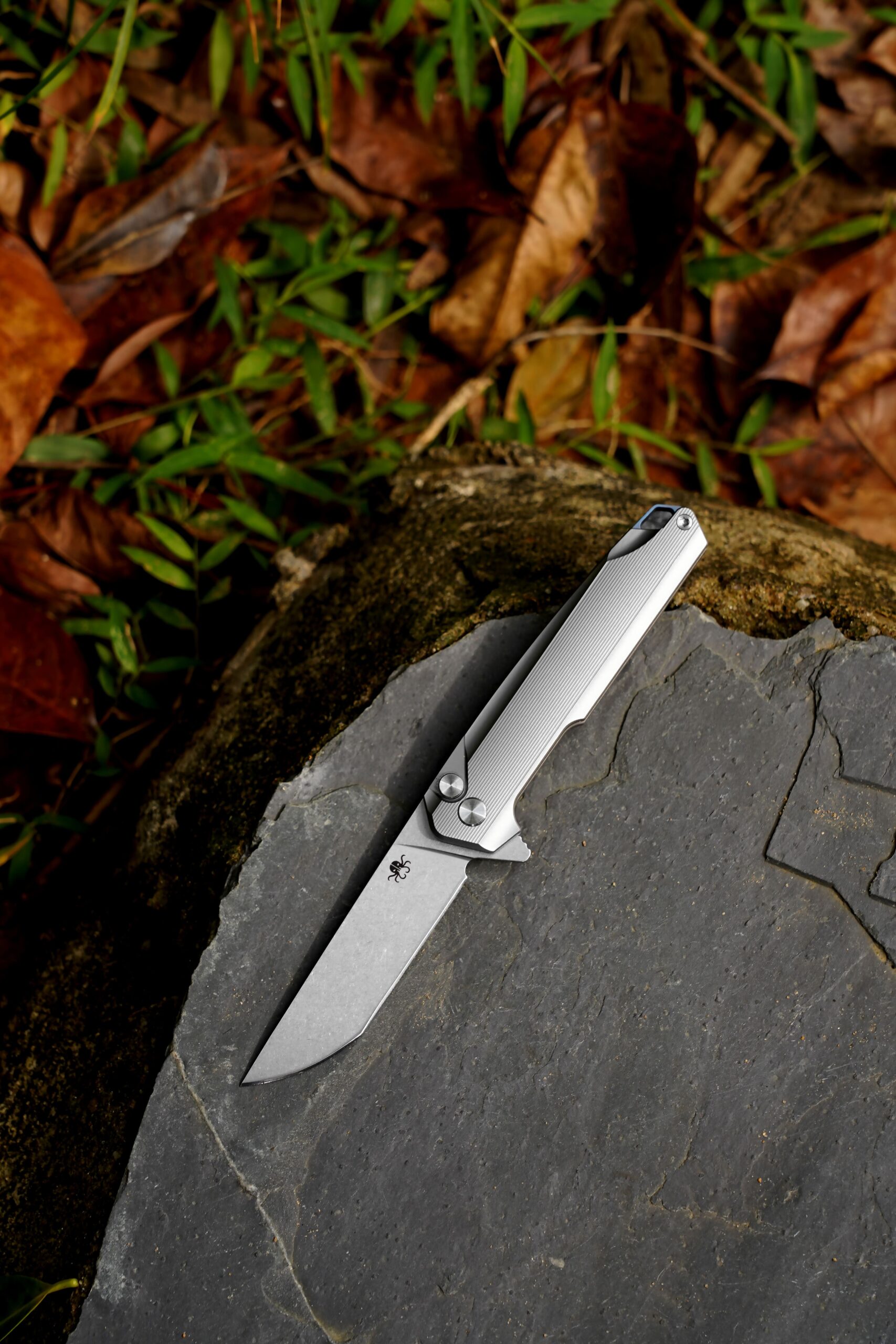 B02 FARN KRAKEN TITANIUM HANDLE 14C28N STEEL KNIVES